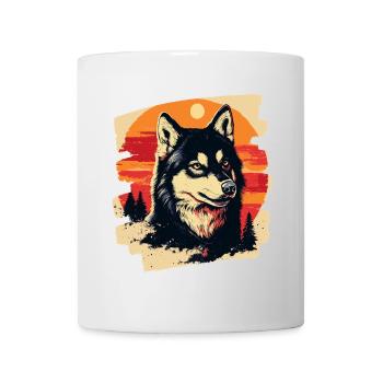 Husky - Mug - white - Front