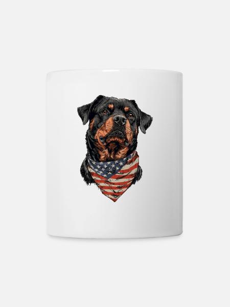 Rottweiler - Tasse - Weiß