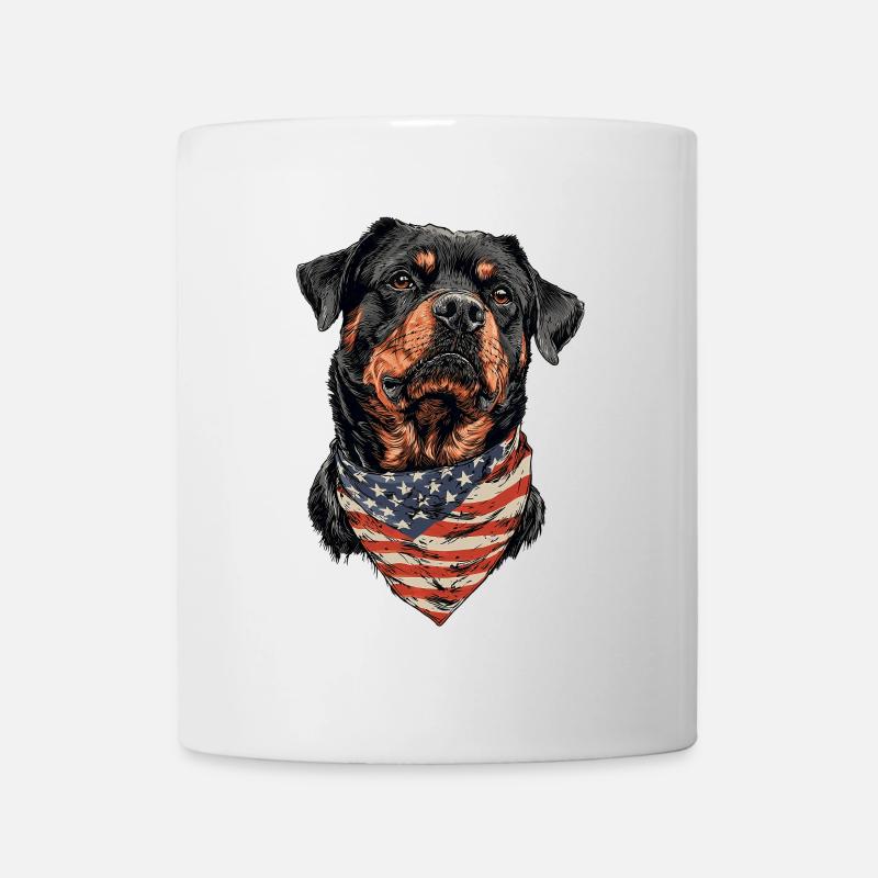 Rottweiler - Tasse - Weiß
