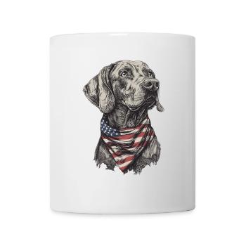 Weimaraner - Tasse - Weiß - Vorne