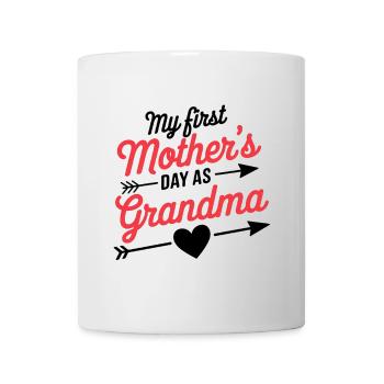 Mamie : Ma première fête des mères en tant que grand-mère - Mug blanc - blanc - Devant