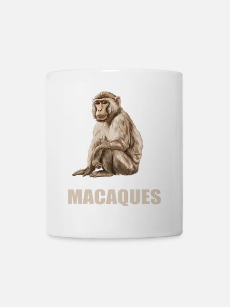 Makaken Makake - Tasse - Weiß
