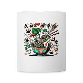 Nouilles Ramen Japonais Streetwear Sushi Art - Mug blanc - blanc - Devant