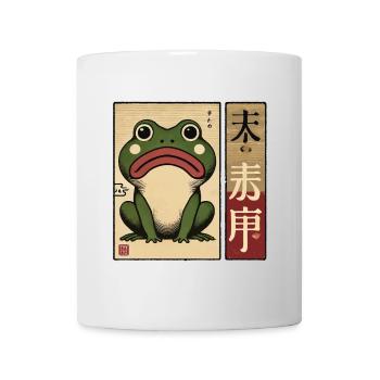 Funny Ukiyo-E Japanese Streetwear Meme Motif - Mug - white - Front