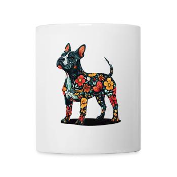 Bullterrier - Tasse - Weiß - Vorne