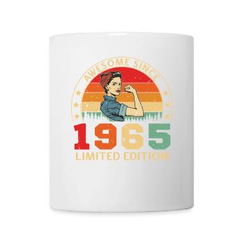 1965 Frauengeburtstag Limitierte Auflage Vintage - Tasse - Weiß - Vorne