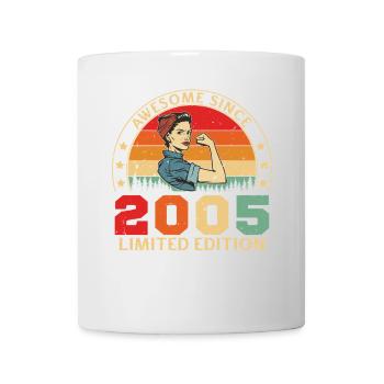 2005 Women's Birthday Limited Edition Vintage - Tasse - Weiß - Vorne