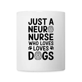 Neuro infirmière chien soignant neurologie cadeau - Mug blanc - blanc - Devant