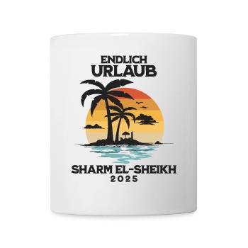 Sharm El-Sheikh Urlaub 2025 Ägypten Reise - Tasse - Weiß - Vorne
