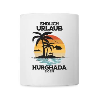 Hurghada Urlaub 2025 Ägypten Reise - Tasse - Weiß - Vorne
