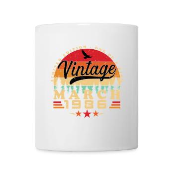 March 1986 Birthday March 1986 March - Mug - white - Front