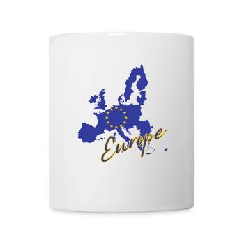 Drapeau de l’Europe, fierté européenne - Mug blanc - blanc - Devant