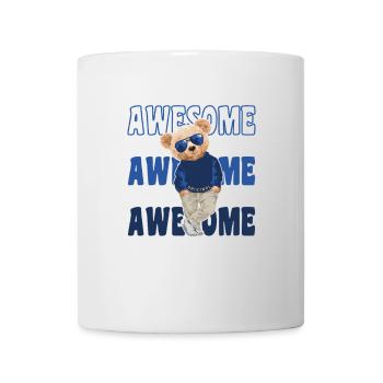 Cool Teddy Bear with Sunglasses - Awesome - Mug - white - Front