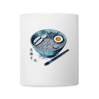 Ramen Noodles Ukiyo-E Japan Retro Streetwear - Mug - white - Front