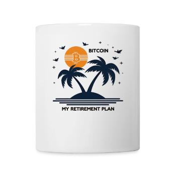 Retraite Bitcoin Btc – Investisseurs et traders en crypto - Mug blanc - blanc - Devant