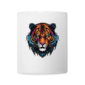 Tiger Portrait - Tasse - Weiß - Vorne