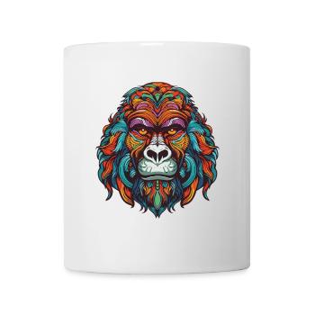 Gorilla Portrait - Tasse - Weiß - Vorne