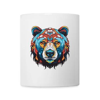 Polar Bear Portrait Polar Bear - Mug - white - Front