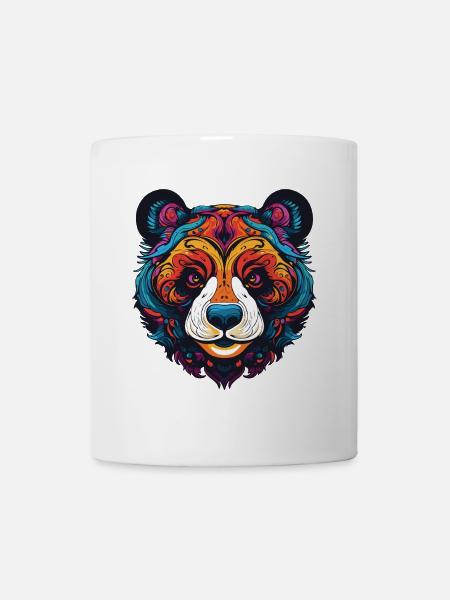 Panda Portrait - Tasse - Weiß