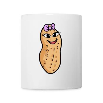 Peanut Peanuts Nut Kid Kids Funny - Mug - white - Front