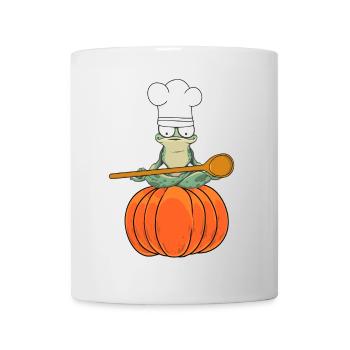 Frog Pumpkin Cooking Cooking Halloween Cooking - Mug - white - Front