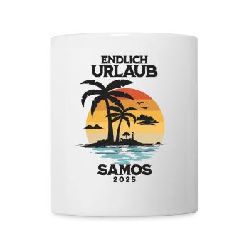 Samos Urlaub 2025 Griechenland Reise - Tasse - Weiß - Vorne