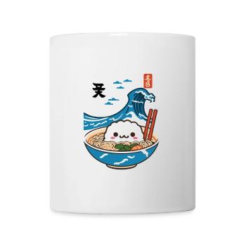 Kawaii Ramen Ukiyo-E Japanese Retro Aesthetic - Mug - white - Front