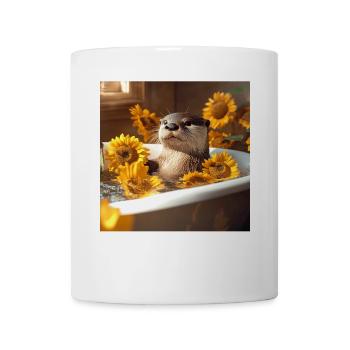 Otter - Tasse - Weiß - Vorne