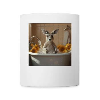 Känguru - Tasse - Weiß - Vorne