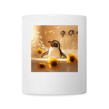 Pinguin - Tasse - Weiß - Vorne