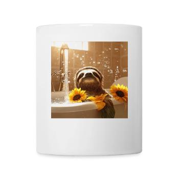 Faultier - Tasse - Weiß - Vorne