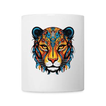 Gepard Portrait - Tasse - Weiß - Vorne