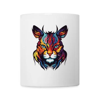 Cat Portrait Head - Mug - white - Front