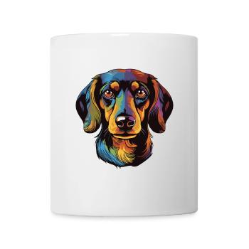Dachshund Dog Portrait Dachshund - Mug - white - Front