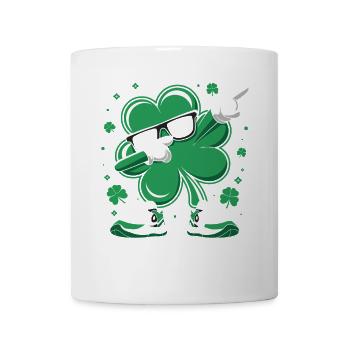 Dabbing Shamrock St Patrick's Day Dab Dance kids - Tasse - Weiß - Vorne