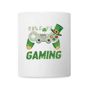 Irish I Was Gaming St Patrick's Day Gamer Men kids - Mug - white - Front