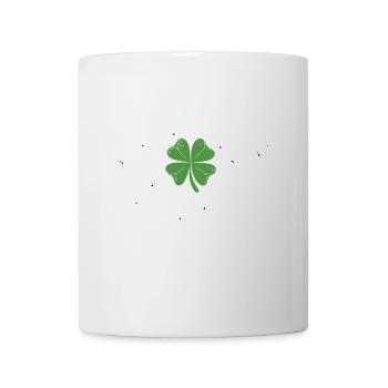 One Lucky Dad St Patrick Day Vintage Clover Daddy - Tasse - Weiß - Vorne