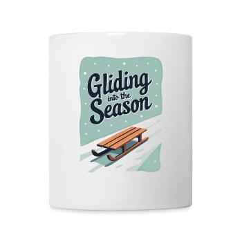 Gliding into the Season - Tasse - Weiß - Vorne