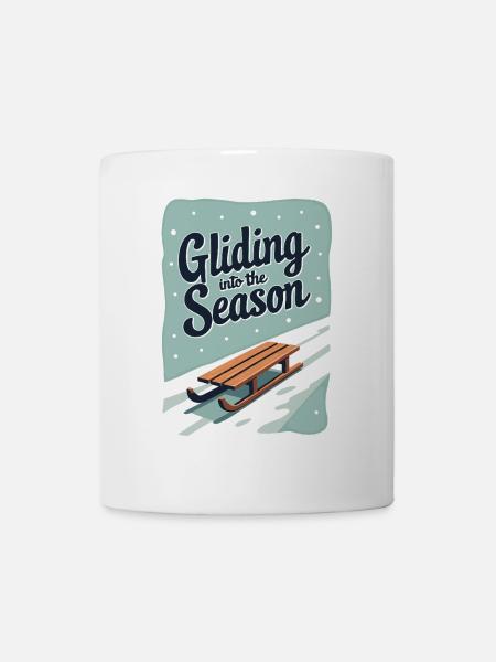 Gliding into the Season - Tasse - Weiß