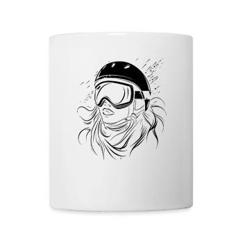 Snowboarder Girl - Mug - white - Front