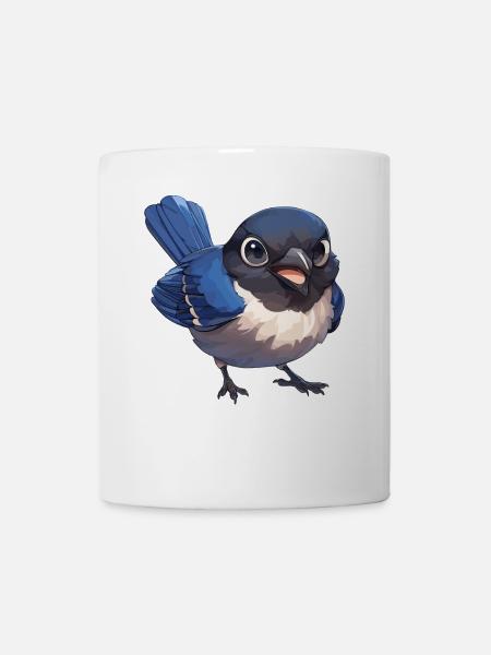 Elstern Elster - Tasse - Weiß