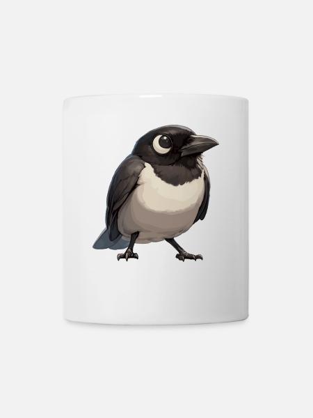 Elstern Elster - Tasse - Weiß