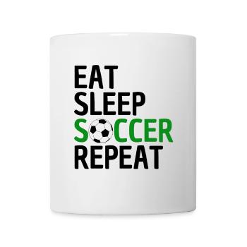 Lustige Fußball Design Fußball-Liebhaber - Tasse - Weiß - Vorne