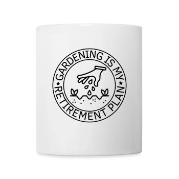 Régime de retraite Jardinage Retraités Jardiniers - Mug blanc - blanc - Devant