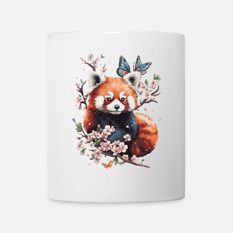 Roter Panda - Tasse - Weiß