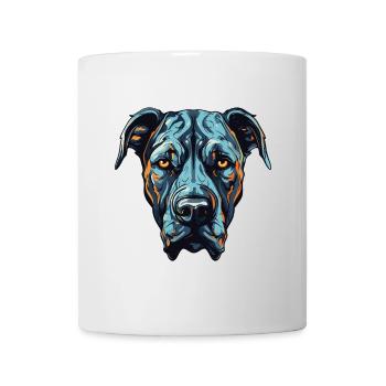 Great Dane Dog Portrait - Mug - white - Front