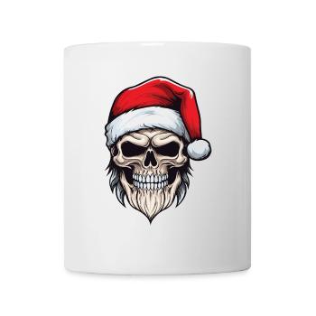 Santa Claus Skull - Mug - white - Front