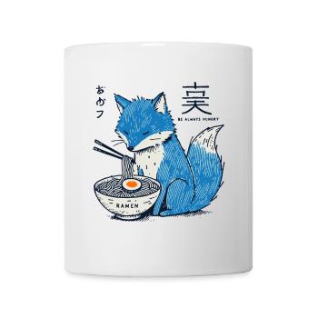 Kitsune Ramen Fox Kawaii Japan Streetwear - Mug - white - Front