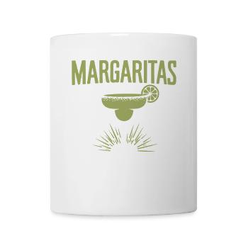 Margaritas, weil Erwachsenwerden schwer ist Lustiges Getränk - Tasse - Weiß - Vorne