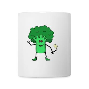 broccoli, vegetables, stoners, smoking weed, smoking joints - Mug - white - Front